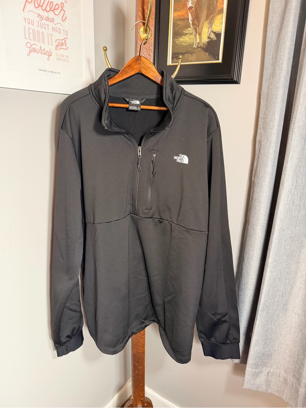 The North Face Black Men's Half-Zip Performance Pullover
